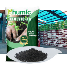 kfulvic-AG active fulvic acid fertilizer mineral source content 95% agricultural active fulvic acid granule for sale